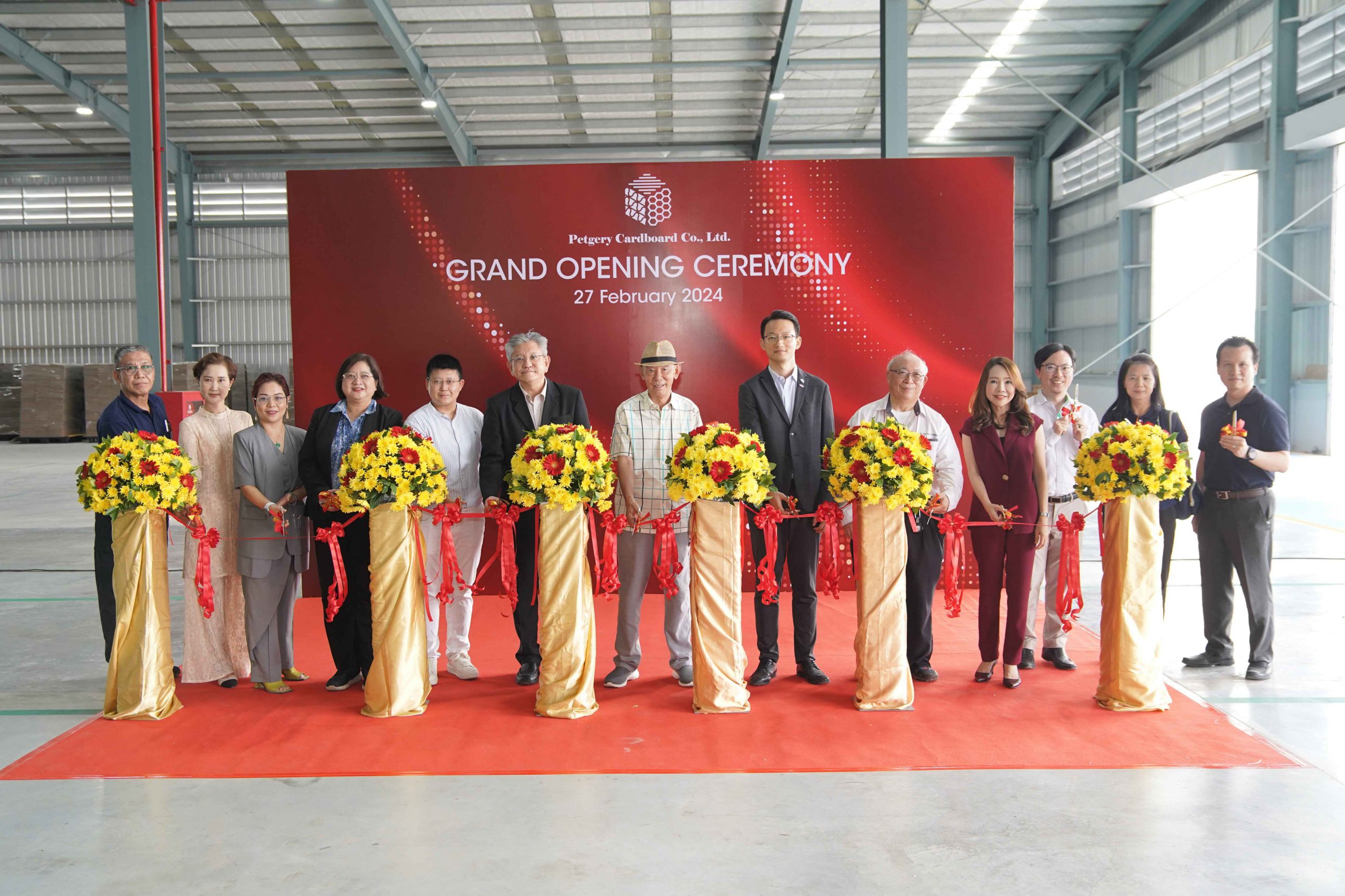 GRAND OPENING CEREMONY – PETGERY CARDBOARD CO., LTD.